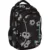 Ghiozdan cu 3 compartimente, St Majewski, St Right Pixel Goal, 39 x 27 x 17 cm, Negru-Verde