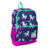 Ghiozdan cu 4 compartimente, Coral High, model unicorni
