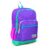 Ghiozdan cu 4 compartimente, Coral High, mov-verde