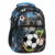 Ghiozdan pentru scoala cu doua compartimente si buzunar frontal, Starpak, Football