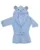 Halat de baie Ursulet pufos cu gluga si urechi 104-116 cm Blue