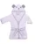 Halat de baie Ursulet pufos cu gluga si urechi 104-116 cm White
