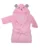 Halat de baie Ursulet pufos cu gluga si urechi 80-92cm Pink