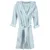 Halat de baie frotir din bambus pentru copii 4-6 ani Sea Blue