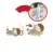 Ham de mers pentru copii cu perna protectie cap si spate, jucarie 3 in 1 Car Boy Safety