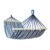 Hamac DHS Calter, Albastru-Alb, 200 x 100 cm