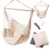 Hamac cu perne 130x100cm Brazil Beige