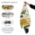Husa fotoliu Puf Bean Bag tip Para XL fara umplutura Abstract Jungle