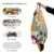 Husa fotoliu Puf Bean Bag tip Para XL fara umplutura Abstract Passionfruit