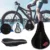 Husa scaun bicicleta, ergonomica, strat silicon si gel, impermeabila, marcaj reflectorizant