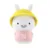 Iepuras educativ pentru copii cu povesti si cantece Alilo Baby Bunny roz 15 cm