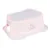 Inaltator anti-derapant pentru toaleta si chiuveta Little bunnies roz