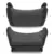 Inaltator auto 125-150 cm cu Isofix Kidwell Ovan black gray