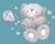 Inaltator baie antiderapant Bear alb Maltex Baby