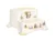 Inaltator dublu pentru baie antiderapant Disney Bear and Friends White