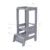 Inaltator multifunctional ajutor de bucatarie MeowBaby lemn Gri inchis
