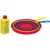 Jucarie baloane de sapun cu 2 inele 18 cm si 250 ml solutie baloane de sapun multi-bubbler Pustefix bubble toys