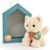 Jucarie de Plus, Histoire d’Ours, Pisica, 16 cm, Bej