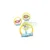 Jucarie de facut baloane de sapun cu morisca si lumini Toi-Toys Rosu 24×40 cm