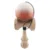 Jucarie de indemanare din lemn, Kendama X, Flippy Big Cups V2, Super Sticky, 18 cm, Alb, Maro