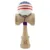 Jucarie de indemanare din lemn, Kendama X, Flippy, Chicanos, King Size V3, Super Sticky, 18 cm, Mov, Alb