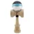 Jucarie de indemanare din lemn, Kendama X, Flippy, Royal Spike, King Size V3, Super Sticky, 18 cm, Bleu