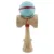 Jucarie de indemanare din lemn, Kendama X, Flippy, Silken, King Size V3, Super Sticky, 18 cm, Albastru