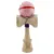 Jucarie de indemanare din lemn, Kendama X, Flippy, Silken, King Size V3, Super Sticky, 18 cm, Roz