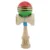 Jucarie de indemanare din lemn, Kendama X, Flippy Super Sticky Legendary, Big Cups V2, 18 cm, Rosu, Galben, Verde