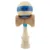 Jucarie de indemanare din lemn, Kendama X, Frequency Flippy, Super Sticky, 18 cm, Albastru, Maro