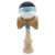 Jucarie de indemanare din lemn, Kendama X, Royal Spike Flippy, Super Sticky, 18 cm, Negru Albastru, Silver Alb