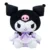 Jucarie de plus, Hello Kitty, Kuromi in rochita, Mov, 30 cm
