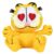 Jucarie de plus, Play by Play, Garfield cu inimioare, 25 cm