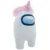 Jucarie de plus, Play by Play, White, Among Us, 28 cm