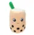 Jucarie de plus, Puffy Friends, Cana cu pai, Bej, 35 cm