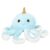 Jucarie de plus, Puffy Friends, Caracatita, Albastru, 45 cm