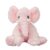 Jucarie de plus, Puffy Friends, Elefant, Roz, 30 cm