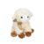 Jucarie de plus, Puffy Friends, Miel cu fundita maro, 24 cm