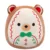 Jucarie de plus, Squishmallows Xmas, Ursuletul de turta dulce, 19 cm