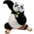 Jucarie de plus, Whitehouse Leisure, Kung Fu Panda in actiune, 26 cm