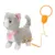 Jucarie de plus interactiva cu sunete, Puffy Friends, Pisica Gigi, Gri