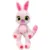Jucarie de plus parfumata, Bubble Pops, S1, Strawberry Snuggle Bunny, 34 cm