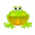 Jucarie muzicala EasyCare Baby de facut baloane din sapun frog