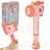 Jucarie pentru baloane de sapun, Ikonka, cu lumini si sunete, dimensiune 32 x 14.5 cm, Bubble Pink Unicorn
