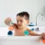 Jucarii de baie Jellies meduze cu ventuze teal+navy+coral Boon