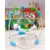 Jumper interactiv cu sunete lumini si scaun rotativ 360 Blue