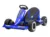 Kart electric pentru copii Nichiduta Speed Royal Blue 12V 90W cu telecomanda, scaun din piele, pornire la buton, muzica si lumini