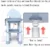 Lavoar pentru igiena copiilor Little Mom blue