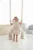 Leagan din lemn si spuma by BabySteps pentru copii WoodSwing catifea Velvet Ecri