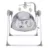 Leagan electric cu conectare la priza Baby Swing+ Grey